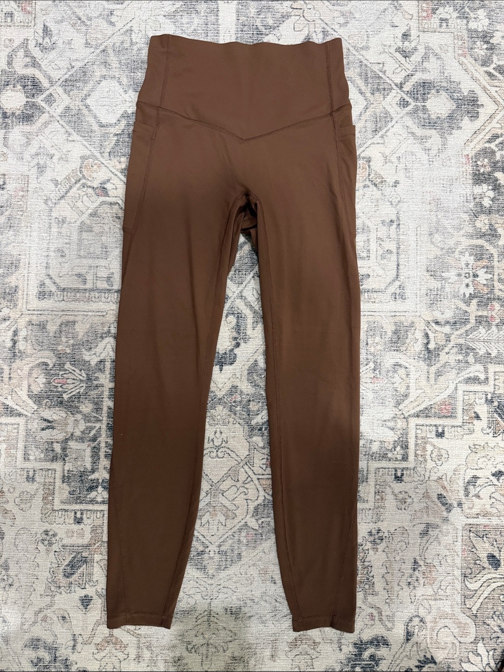 Halara High-Waist Brown Leggings